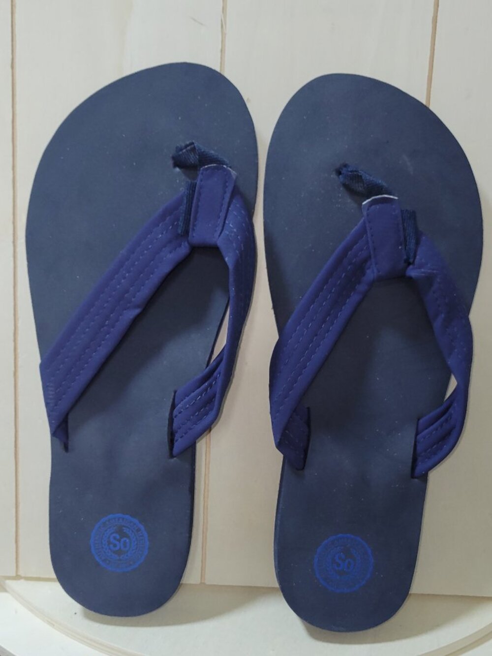 SO Dark Blue Thong Sandal [Item #SST18]